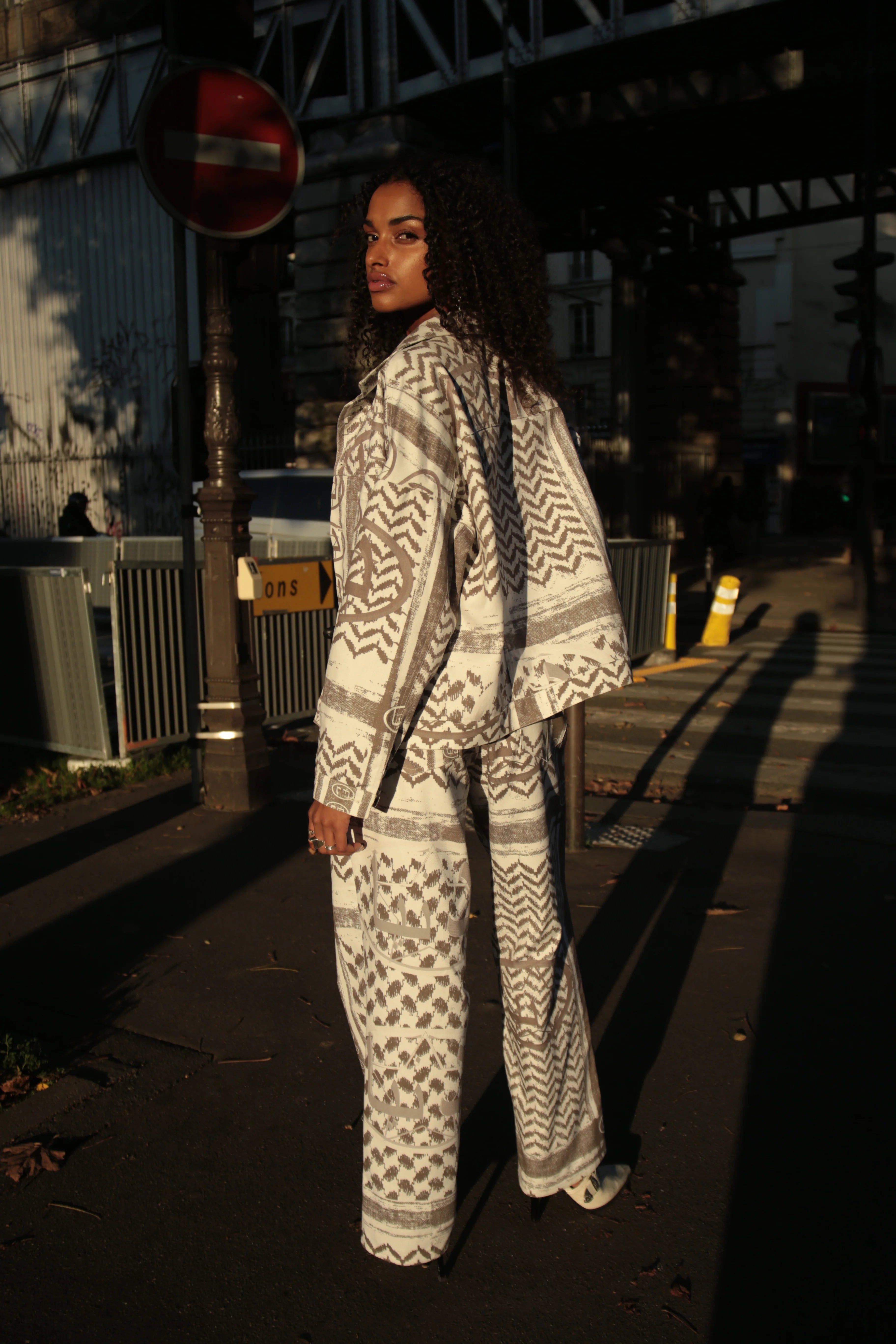 VESTE YASSER LONGUE